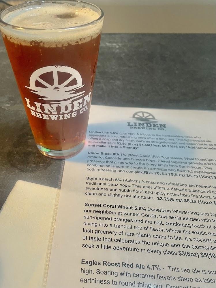 Linden Brewing Company Menu image 1